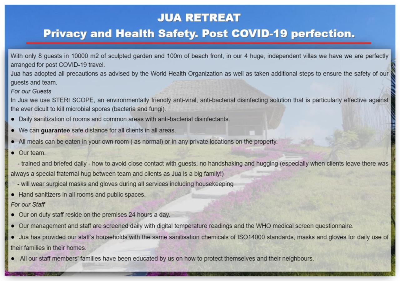 Jua Retreat Hotell Michamvi Eksteriør bilde